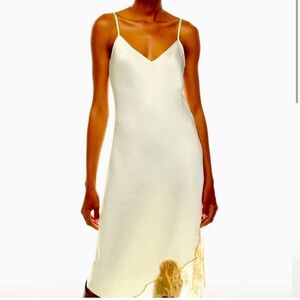 Elegant Cream Slip Dress